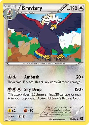Braviary 093/114 - XY Steam Siege
