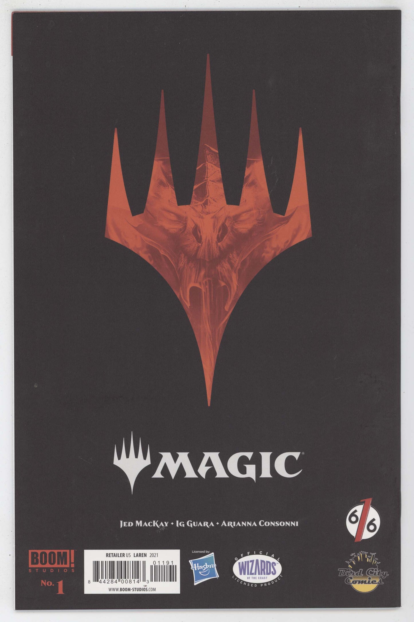 Magic The Gathering MTG 1 Boom 2021 NM Hal Laren Virgin 616 Variant - Golden Apple Comics