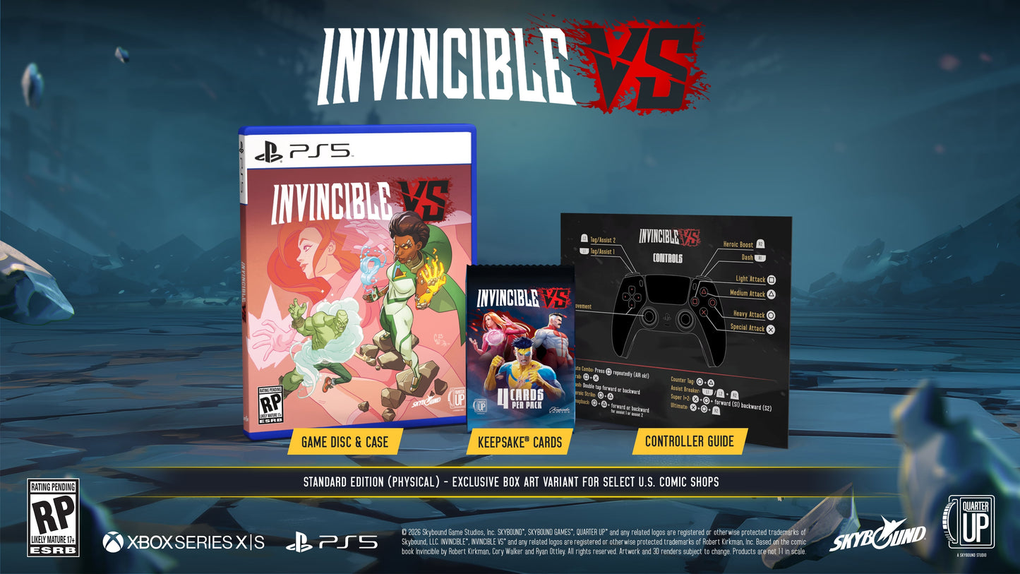 Invincible VS PS5 Lunar Exclusive Standard Invincible #1 Cory Walker Variant (04/30/2026) Image