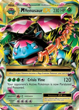M Venusaur EX 002/108 - XY Evolutions Holofoil