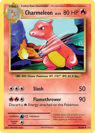 Charmeleon 010/108 - XY Evolutions Reverse Holofoil