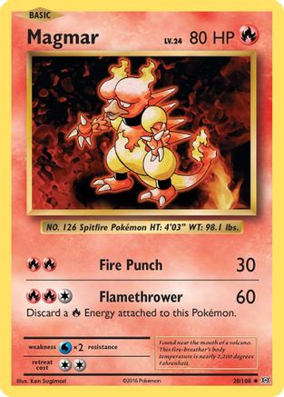 Magmar 020/108 - XY Evolutions