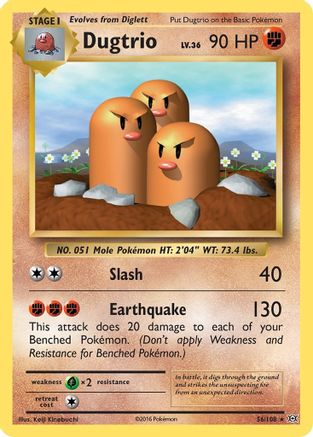 Dugtrio 056/108 - XY Evolutions