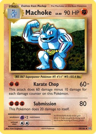 Machoke 058/108 - XY Evolutions