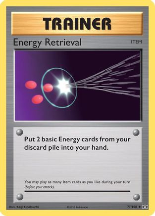 Energy Retrieval 077/108 - XY Evolutions Reverse Holofoil