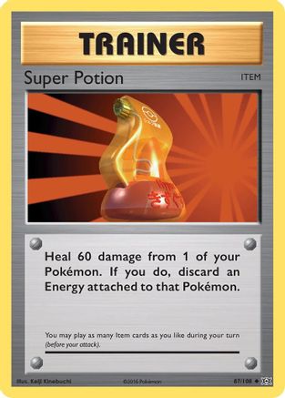 Super Potion 087/108 - XY Evolutions