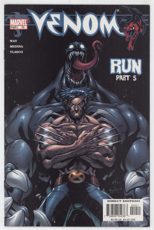 Venom 10 Marvel 2004 VF Sam Kieth Spider-Man Wolverine