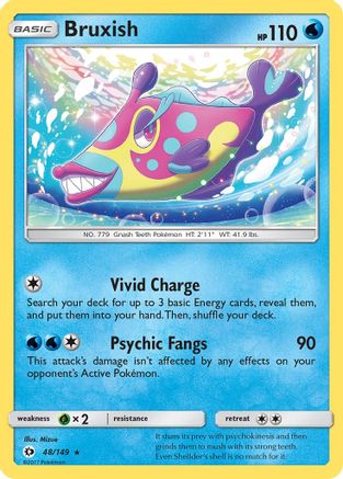 Bruxish 048/149 - SM Base Set Reverse Holofoil