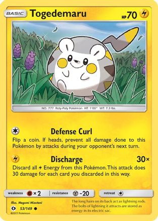 Togedemaru 053/149 - SM Base Set