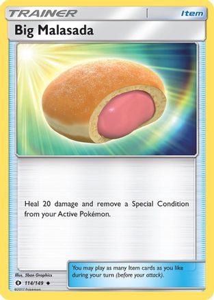 Big Malasada 114/149 - SM Base Set Reverse Holofoil