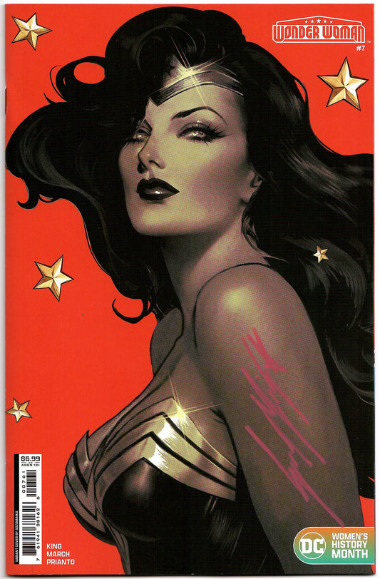 Wonder Woman #7 D SIGNED Sozomaika Womens History Month Variant (03/19/2024) Dc