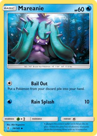 Mareanie 039/145 - SM Guardians Rising Reverse Holofoil