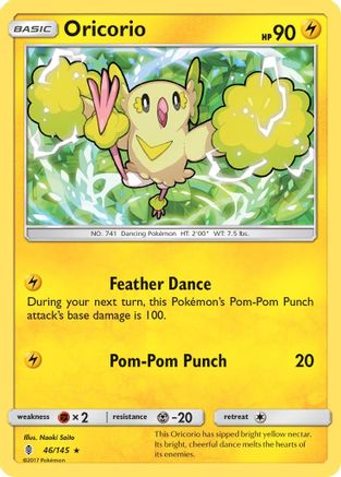 Oricorio 046/145 - SM Guardians Rising Reverse Holofoil