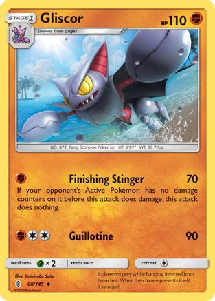 Gliscor 068/145 - SM Guardians Rising