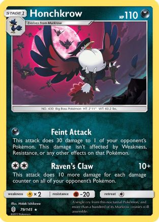 Honchkrow 079/145 - SM Guardians Rising