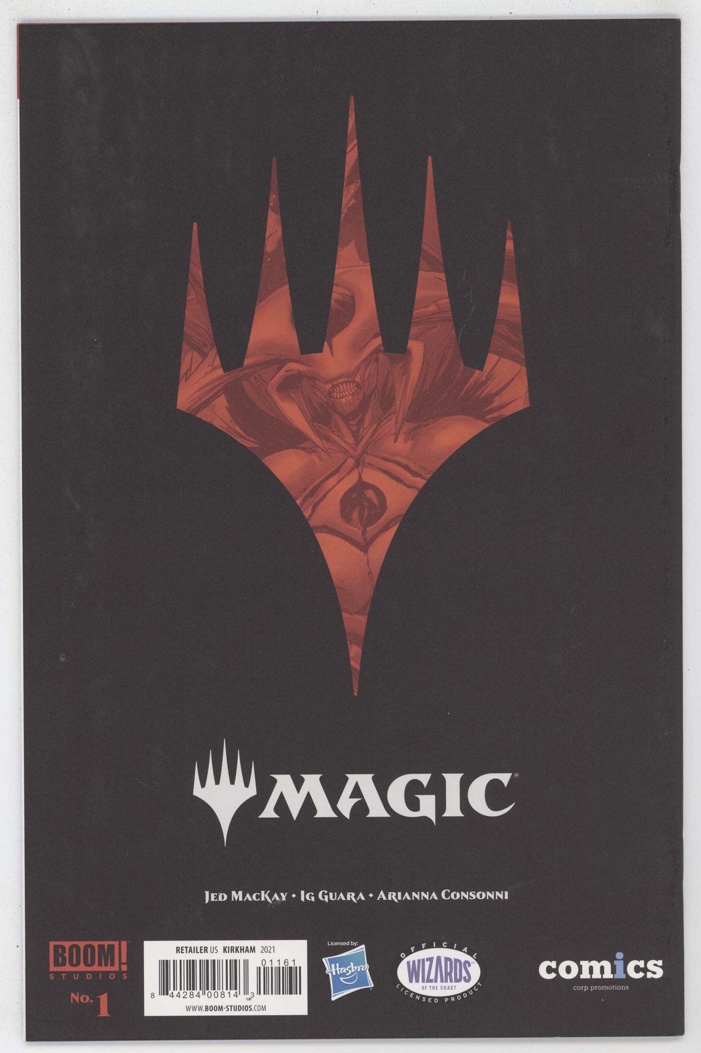 Magic The Gathering MTG 1 Boom 2021 NM- 9.2 Tyler Kirkham Virgin Variant