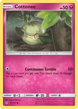 Cottonee 090/145 - SM Guardians Rising Reverse Holofoil