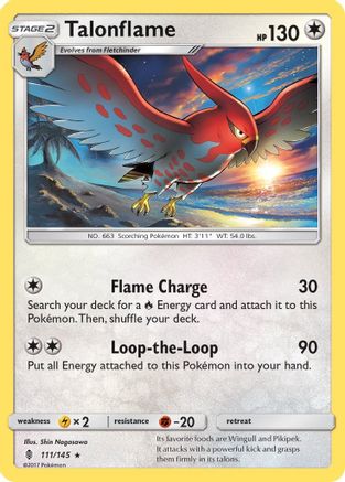 Talonflame 111/145 - SM Guardians Rising Reverse Holofoil