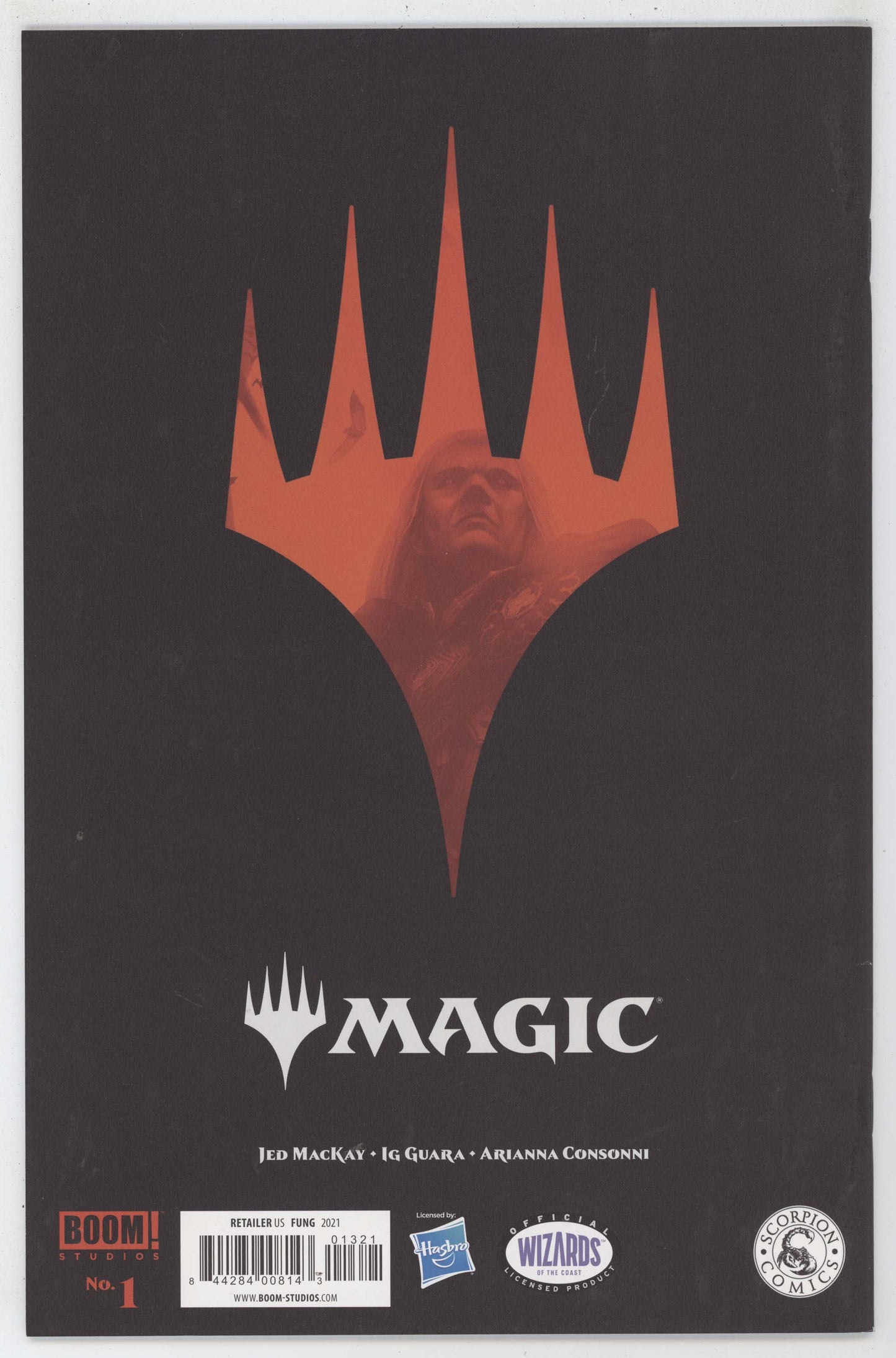 Magic The Gathering MTG 1 Boom 2021 NM- 9.2 Santa Fung Virgin Scorpion Variant