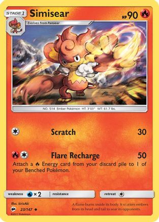 Simisear 023/147 - SM Burning Shadows
