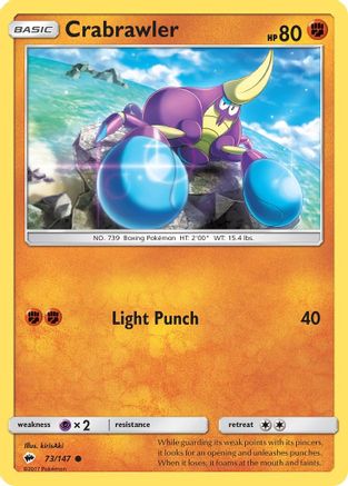 Crabrawler 073/147 - SM Burning Shadows