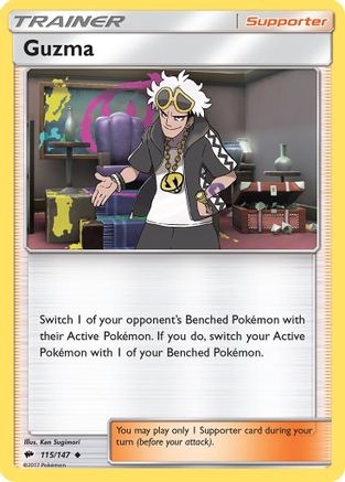 Guzma 115/147 - SM Burning Shadows Reverse Holofoil