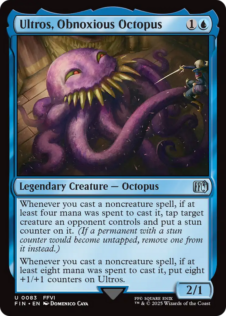 Ultros, Obnoxious Octopus (FIN-083) - FINAL FANTASY - Golden Apple Comics