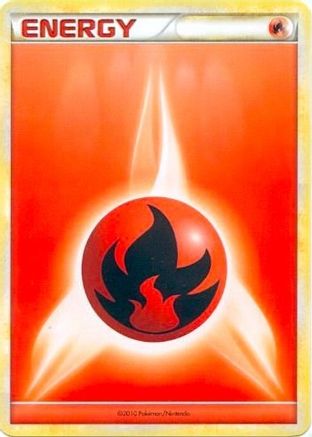 FireEnergy (2010 Unnumbered HGSS Style Non-Holo) - League & Championship Cards