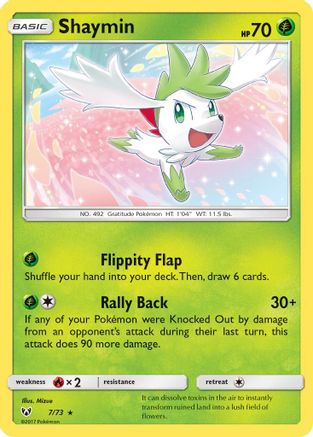 Shaymin 007/73 - Shining Legends Holofoil