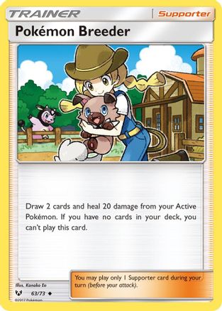 Pokemon Breeder 063/73 - Shining Legends