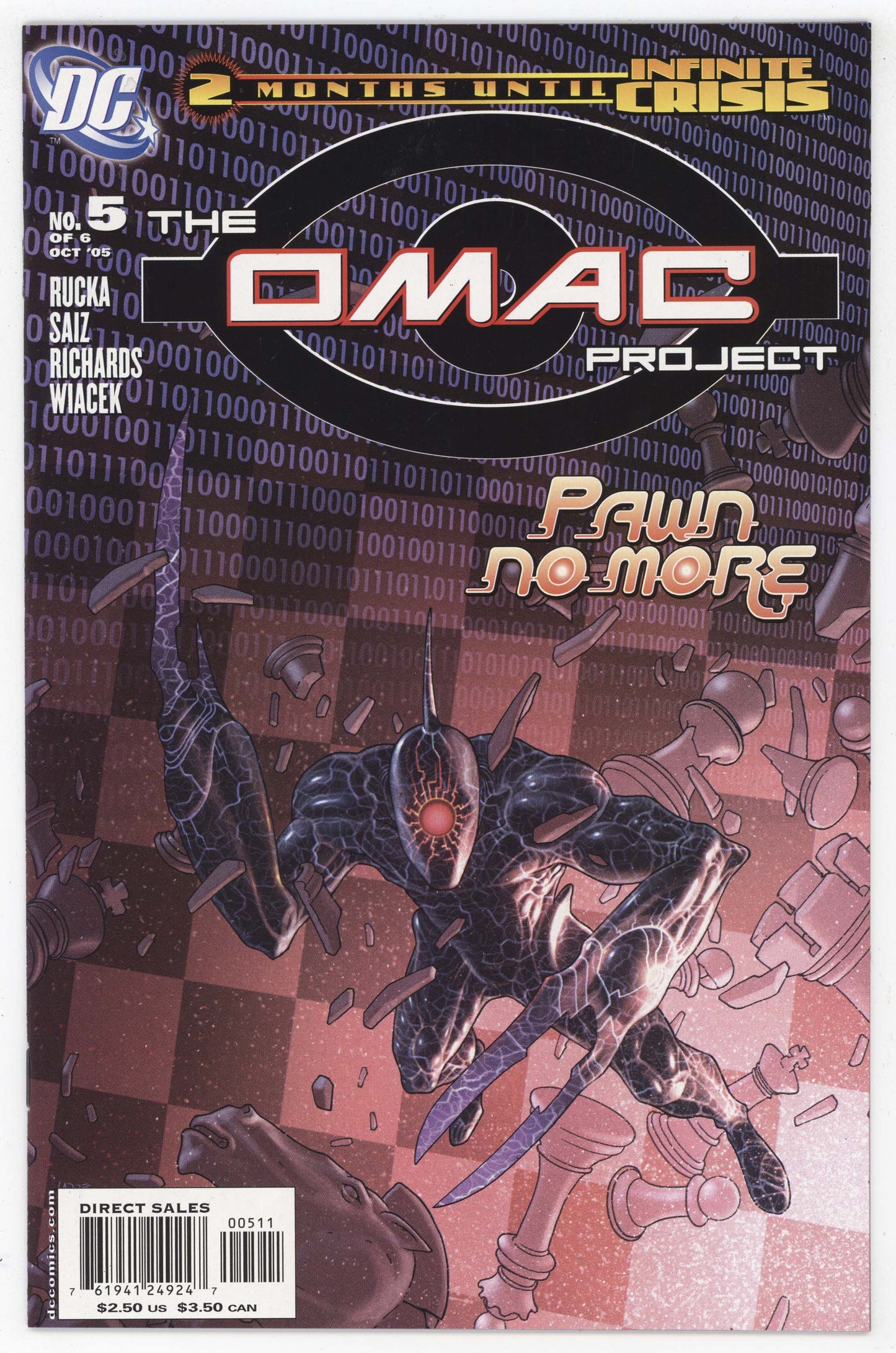Omac Project 5 DC 2005 NM Ladrönn Countdown to Infinite Crisis Pawn No More
