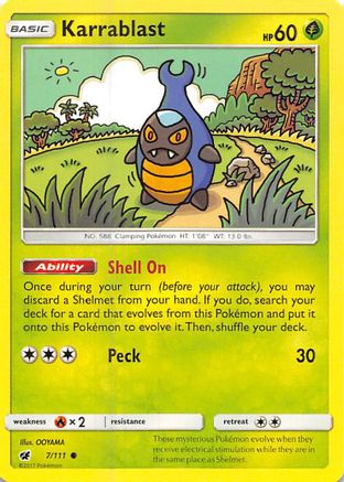 Karrablast 007/111 - SM Crimson Invasion