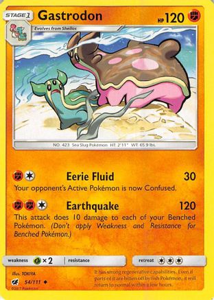 Gastrodon 054/111 - SM Crimson Invasion Reverse Holofoil