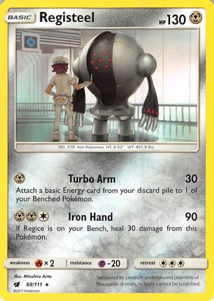 Registeel 068/111 - SM Crimson Invasion