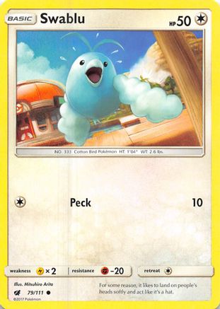 Swablu 079/111 - SM Crimson Invasion