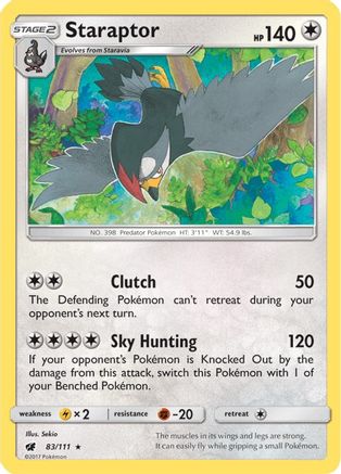 Staraptor 083/111 - SM Crimson Invasion