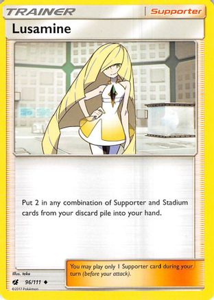 Lusamine 096/111 - SM Crimson Invasion