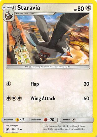 Staravia 082/111 - SM Crimson Invasion