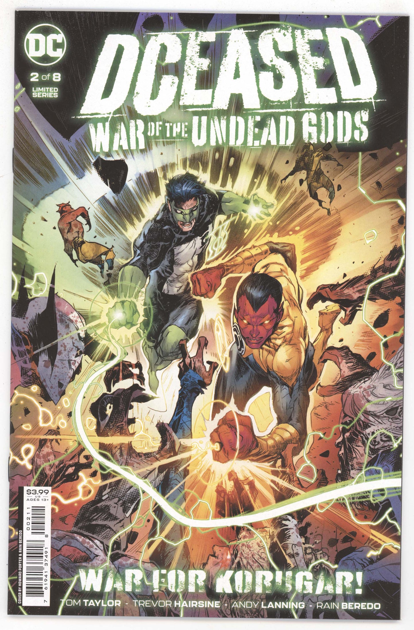 Dceased War Of The Undead Gods #2 (Of 8) A Howard Porter Tom Taylor (09/20/2022) Dc - Golden Apple Comics