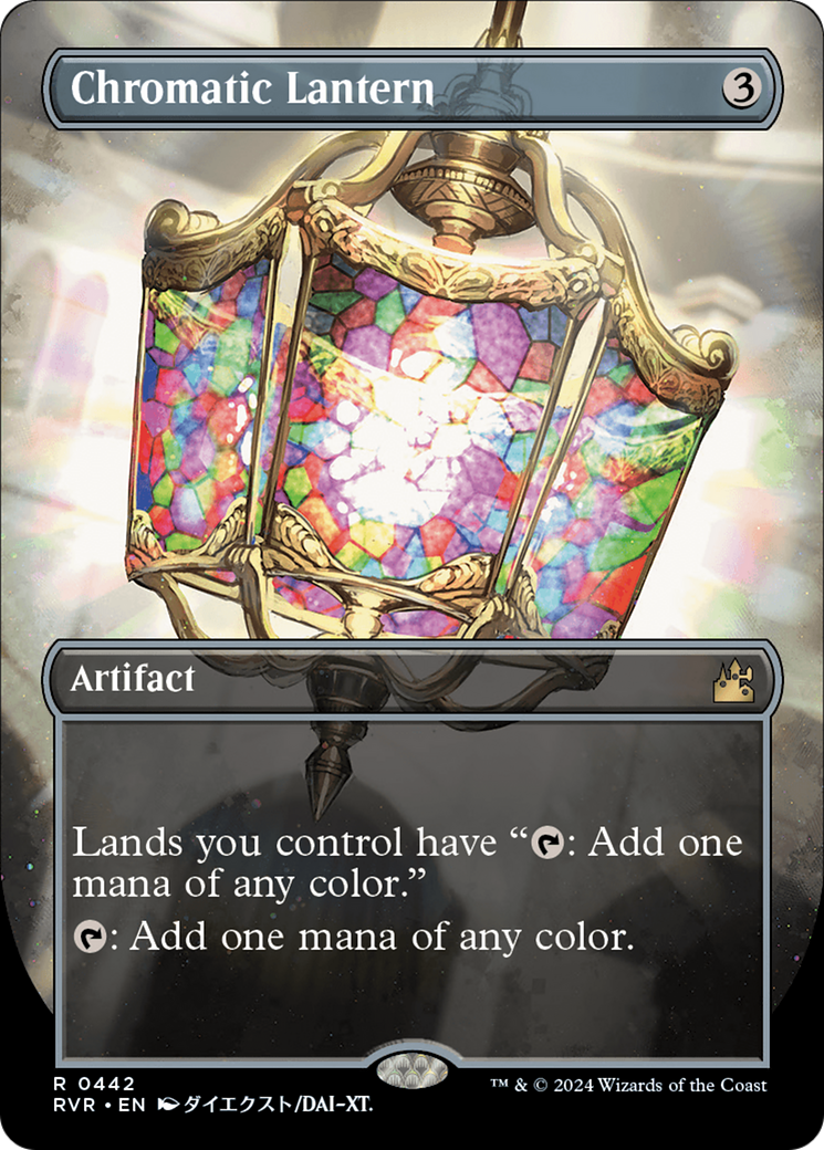 Chromatic Lantern (RVR-442) - Ravnica Remastered (Borderless) Foil