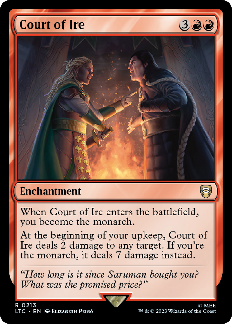 Court of Ire (LTC-213) - Tales of Middle-earth Commander