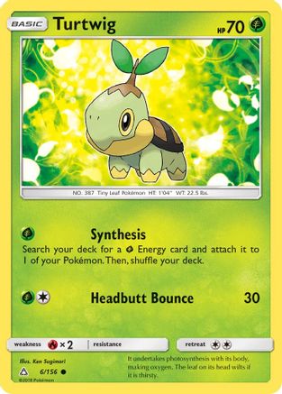 Turtwig 006/156 - SM Ultra Prism