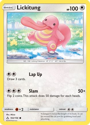 Lickitung 102/156 - SM Ultra Prism