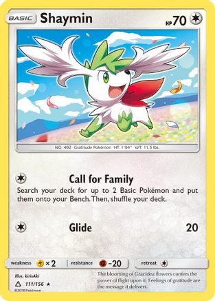 Shaymin 111/156 - SM Ultra Prism
