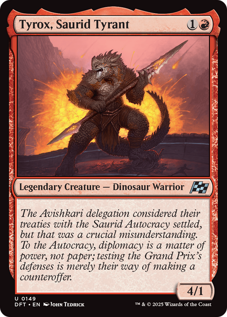 Tyrox, Saurid Tyrant (DFT-149) - Aetherdrift