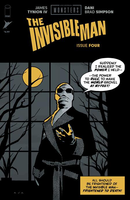 image comics universal monsters Universal Monsters The Invisible Man #4 (Of 4) C 1:10 David Aja Pulp Variant (11/26/2025) Image