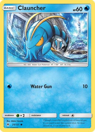 Clauncher 025/131 - SM Forbidden Light Reverse Holofoil