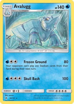 Avalugg 030/131 - SM Forbidden Light