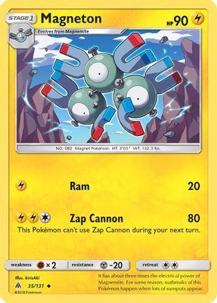 Magneton 035/131 - SM Forbidden Light Reverse Holofoil