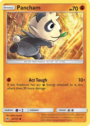 Pancham 065/131 - SM Forbidden Light Reverse Holofoil